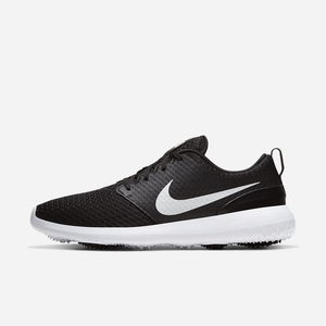 Chaussure De Golf Nike Roshe G Noir 6721-054 Black/White/Metallic White Homme | GQQ-00738292